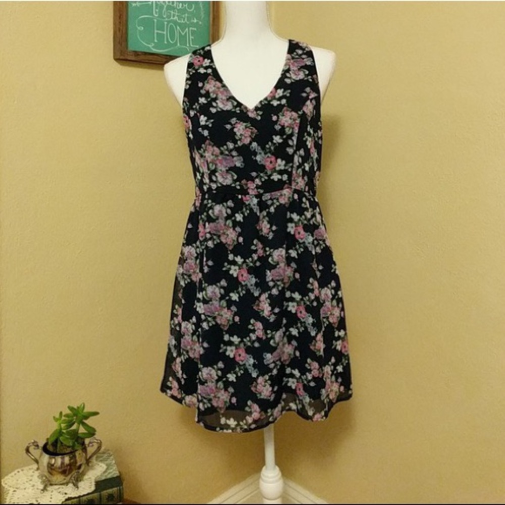 Floral Print Sun Dress